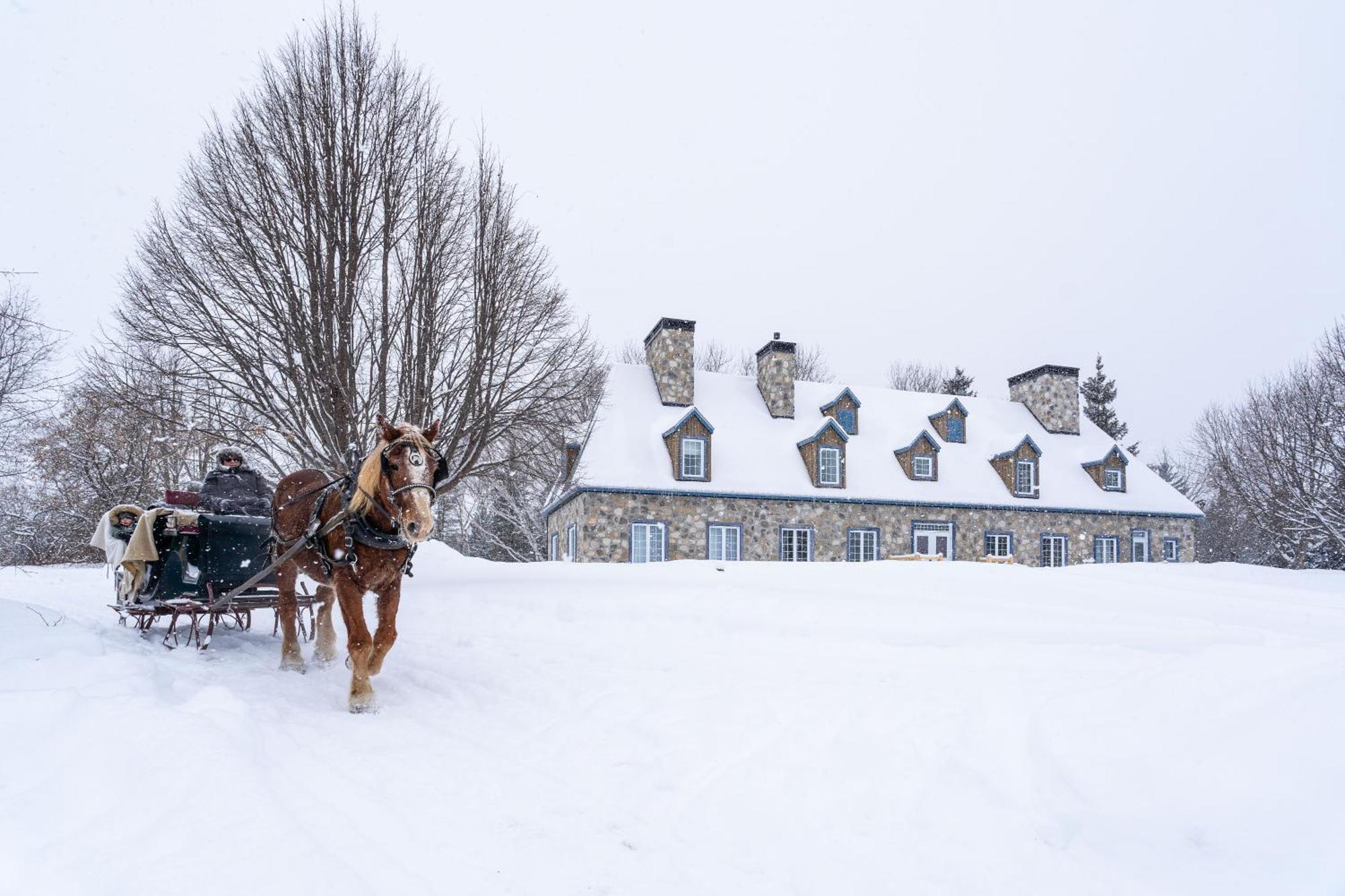 Le Baluchon Eco-Villegiature Saint-Paulin Dış mekan fotoğraf