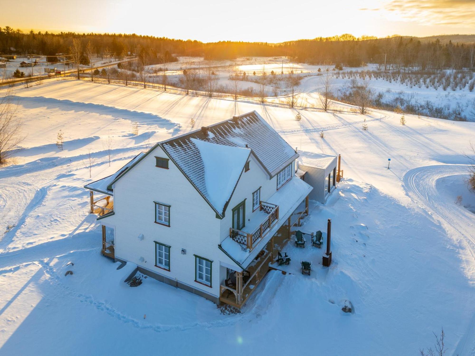 Le Baluchon Eco-Villegiature Saint-Paulin Dış mekan fotoğraf